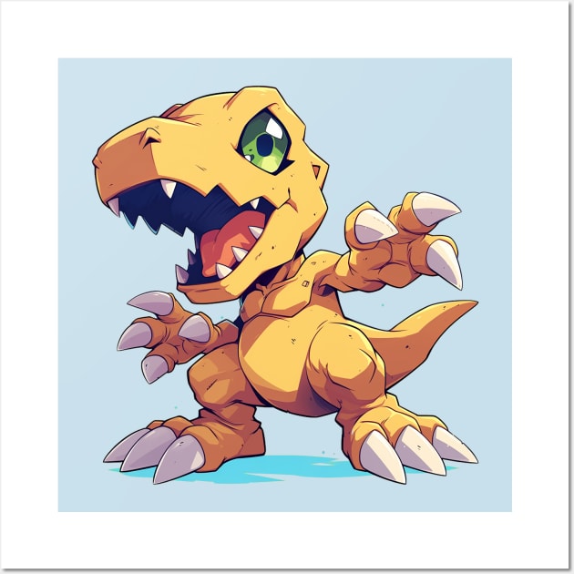 agumon Wall Art by Stephanie Francoeur Art